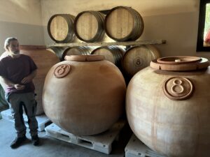Natural-wines-aging-in-anphoras-at-Ottomani-winery